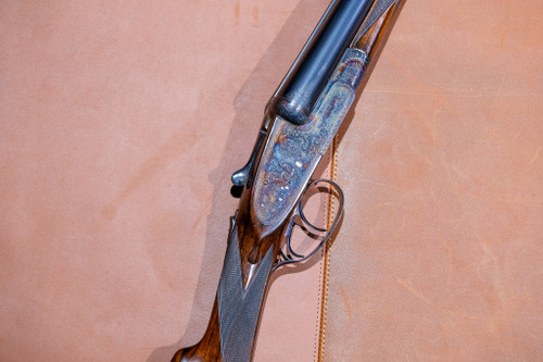 W.P. Jones - Lightweight SxS, Sidelock Ejector, 12ga. 28" Barrels Choked ¼ / ¾.  #71905