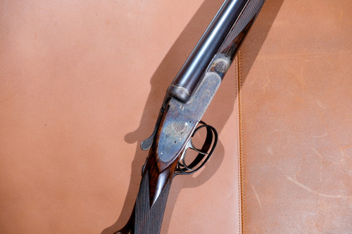 August Lebeau - SxS, 20ga. 28" Chopper Lump Barrels Choked IC/IC. #76690