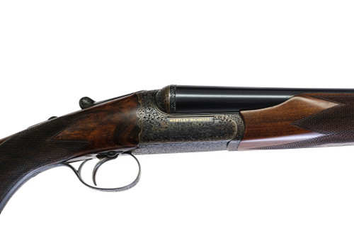 Westley Richards - Deluxe Droplock, SxS, 12ga. 30" Barrels Choked F/F. #79293