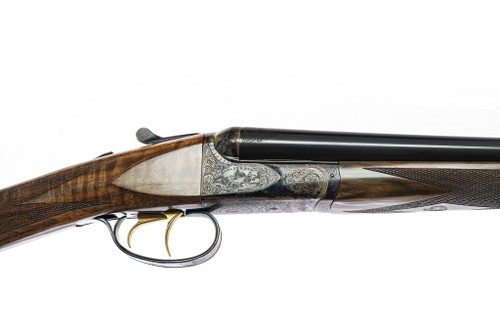 SAVAGE - Fox, A Grade, SxS, Special Prototype C-Grade Engraving Gun, 20ga. 28" Barrels with Factory Screw-in Choke Tubes. #82423