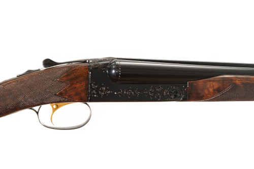 Winchester - Model 21, SxS, Flat Side Custom Shop Gun Built For Aubrey E. Brannan, Factory #1 Engraving, 20ga. 28" Barrels Choked WS1/WS2. #83307