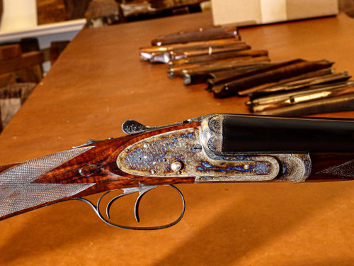 James Woodward & Son - SxS, 12ga. 29" Whitworth Steel Barrels Choked IC/IC. #87665