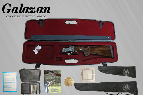 CSMC - G1 Deluxe, O/U, Ornamental Scroll w/Case Colored Finish, 12ga. 32" Barrels with Screw-in Choke Tubes. #85829