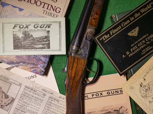 SAVAGE - Fox, SxS, A Grade, Special Order C Grade Gun, 20ga. 28" Barrels with 5 Screw-in Choke Tubes. #62943 SAVAGE - Fox, SxS, A Grade, Special Order C Grade Gun, 20ga. 28" Barrels with 5 Screw-in Choke Tubes. #62943