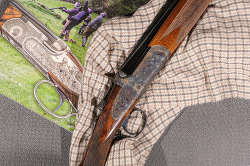 CSMC - RSP, Sideplated, O/U, English Rose & Scroll, 28ga. 28" Barrels with Screw-in Choke Tubes. #72767