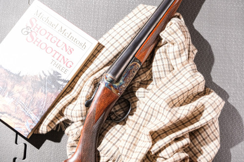 Webley & Scott - SxS, Made For Abercrombie & Fitch, 20ga. 26" Barrels Choked IM/F.  #92250