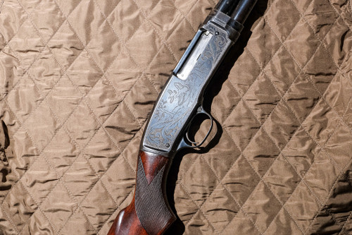 Winchester - Model 42, Game Scene Engraving, .410. 26" Barrels Choked CYLINDER. #93850
