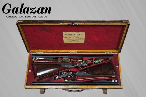 Henry Atkin - Self-Opening, SxS, Sidelock Ejectors, Matched Pair, 16ga/16ga. 28" Barrels & 28" Barrels. #94015-94016