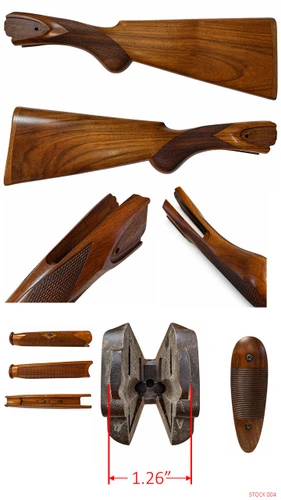 B. Rizzini 12ga. stock & forend wood, 17 ”