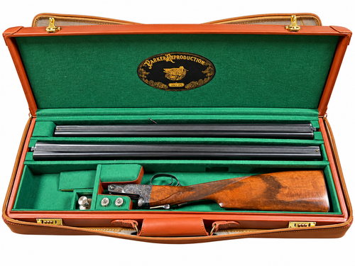 Parker Reproduction DHE  28 ga two-barrel set: 26” barrels choked IC/Mod and 28” barrels choked M/F,