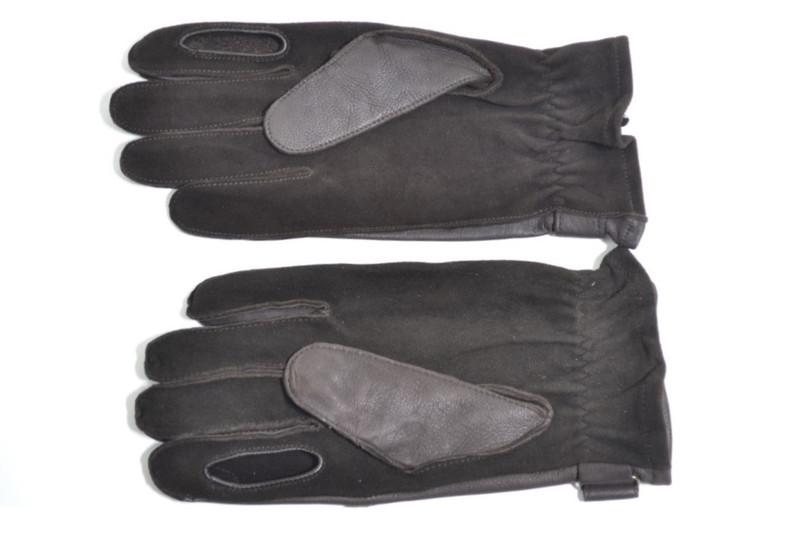 Brown Leather Shooting Gloves - Connecticut Shotgun Mfg. Co.