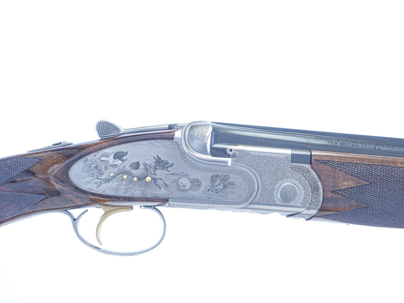 A10 - O/U Sidelock, Platinum Pointer & Setter, 12ga. 28" Barrels. #31739