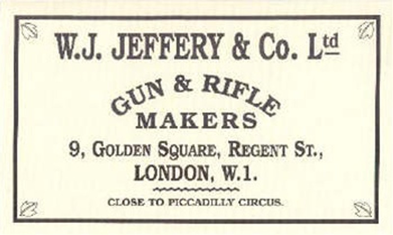 W. J. Jeffery & Co. Label