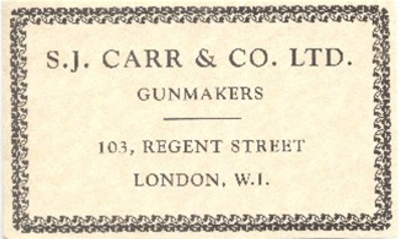 S. J. Car & Co. Label