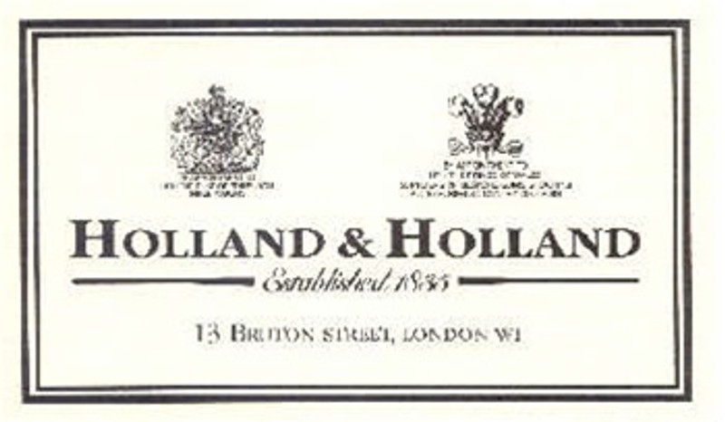 Holland & Holland Label 2
