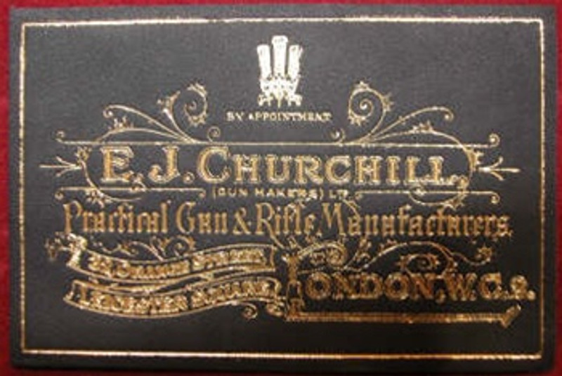 Churchill Leatherette Label