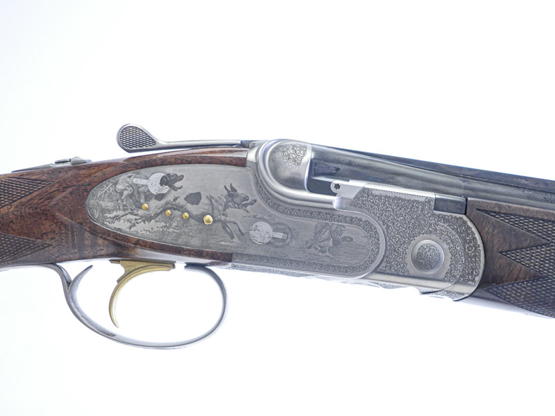 A10 - O/U Sidelock, Platinum Pointer & Setter, 28ga. 30" Barrels. #31510