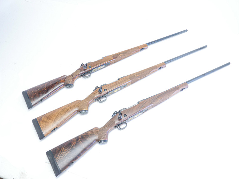 Winchester - Model 70, .270WSM, 7MM WSM & .300WSM (Matched Set) #15880-82