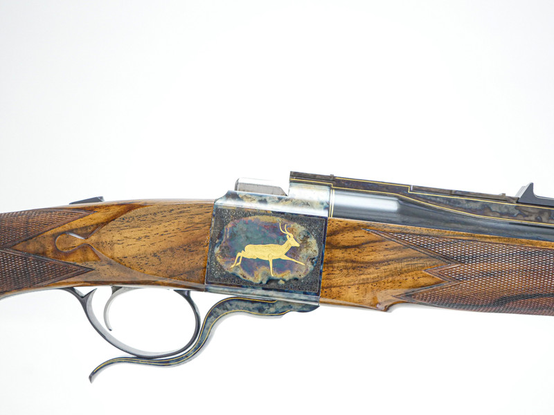 GALAZAN - Falling Block Rifle, 7x57. 23" Barrels. #24689