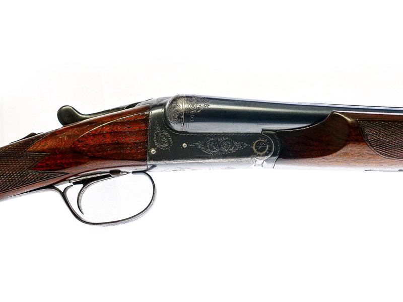 A.H. Fox - Engraved SPE Grade, SxS, 20ga. 26" Barrels Choked IC/M. #69455