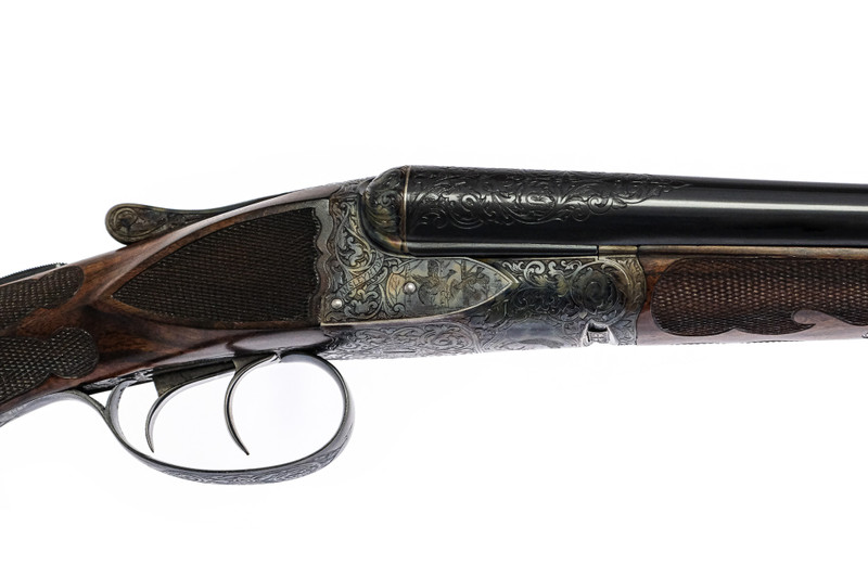 A.H. Fox - DE Grade, SxS, 20ga. 28" Barrels Choked .005” /.010”. #76272