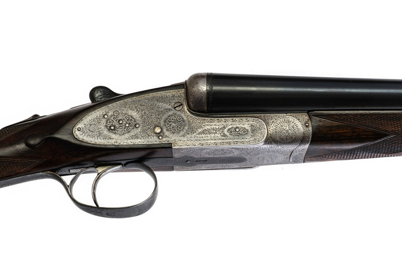 C.S. Rosson & Co. - Norwich Sidelock Ejector, SxS, 12ga. 27" Barrels Choked IC/C. #76230