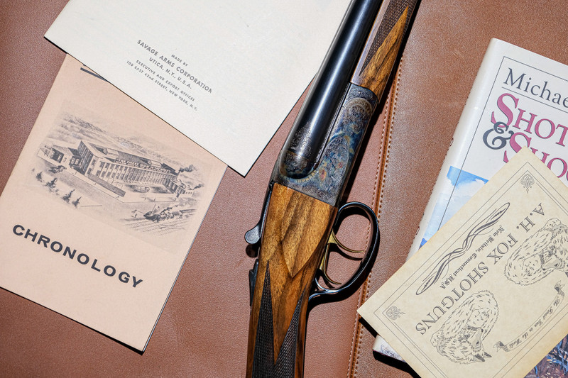 SAVAGE - Fox, CE Grade, SxS, 20ga. 28" Barrels with Factory Screw-in Choke Tubes. #82320