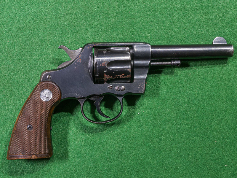 Colt - Model 1895, Civilian Model New Army Revolver, .38 Special. 4 1/2" Barrel. #80842