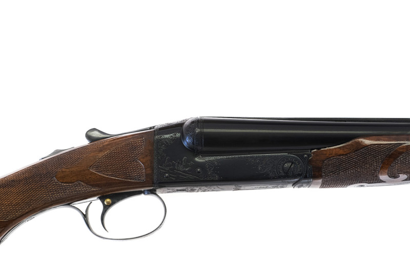 Winchester - Model 21, SxS, Factory #4 Engraving, Engraved By John Kusmit, 12ga. 26" Barrels Choked WS1/WS2. #84788