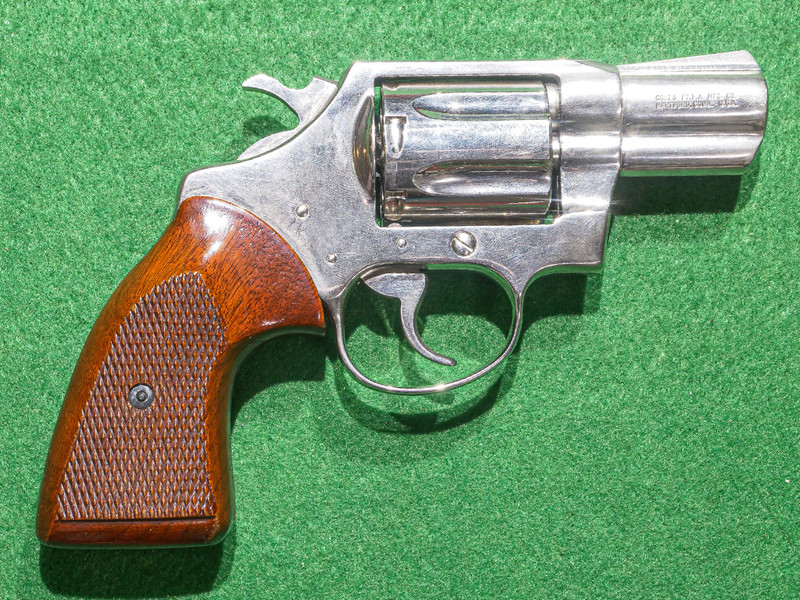 Colt - Detective Special, Nickel Finish, .38 Special. 2" Barrel. #82870