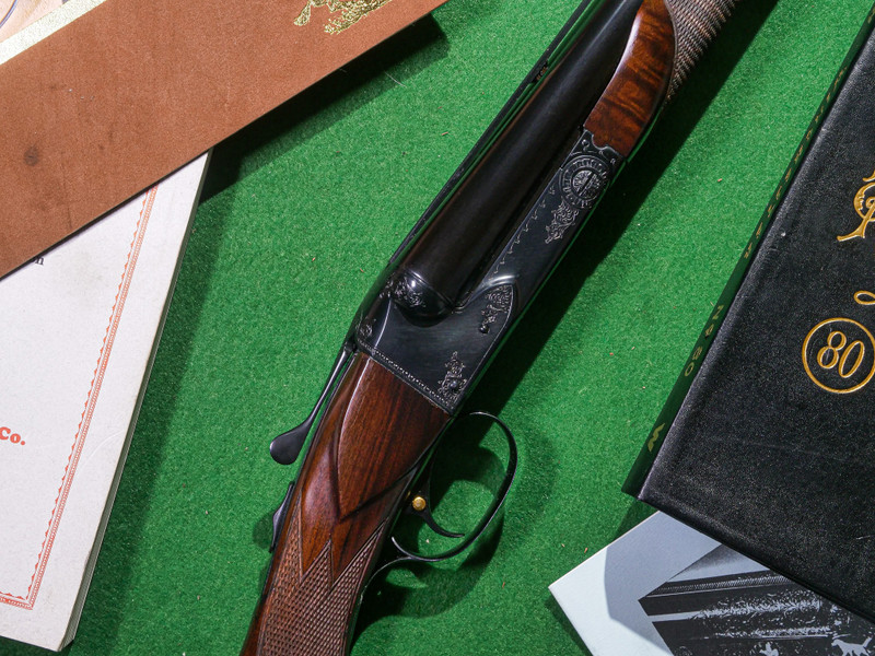 Winchester - Model 21, SxS, Trap Grade, Factory #3 Engraving, 12ga. 30" Barrels Choked F/F.  #89616