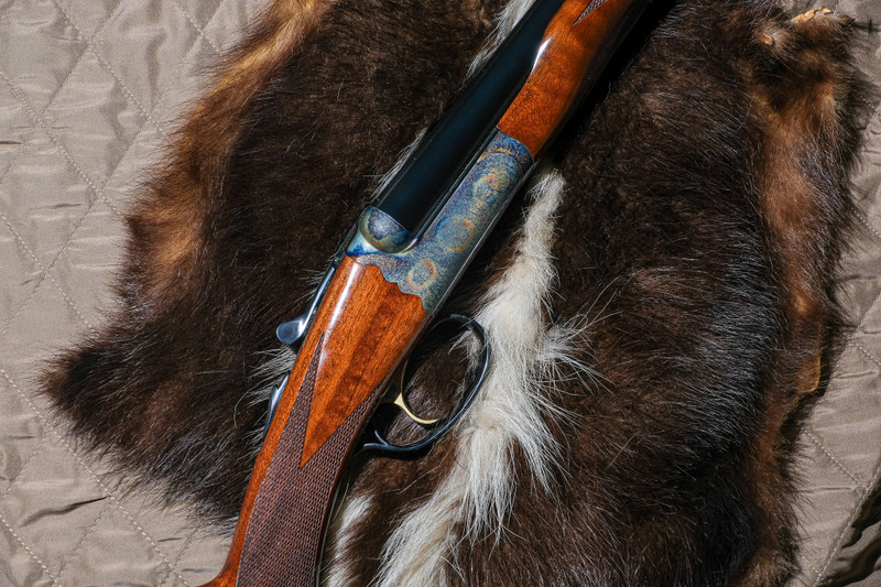 Christian Hunter - SxS, Detachable Floor Plate, 20ga. 28" Barrels with Screw-in Choke Tubes. #93589