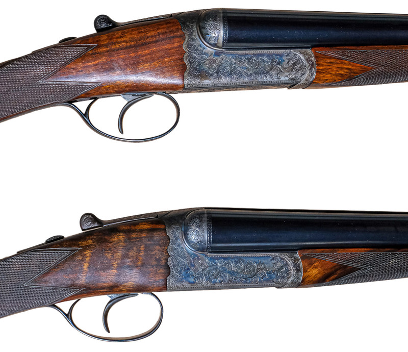 【中古】 Rave on  12 PascalF．E．O．S． ,ChrisWood ,Wilke＆D’Agnell Westley Richards - Hand Detachable SxS, Matched Pair, 12ga. 28