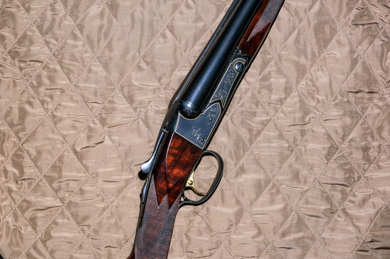Winchester - Model 21, SxS, Trap Grade, Gold Inlay & Line Work, #2 Pattern, 12ga. 30" Barrels Choked IC/M. #92510