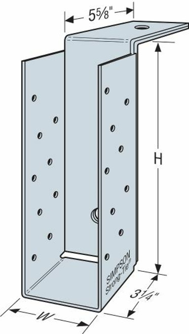 Simpson MBHU5.50/11.25KT Masonry Beam Hanger w/Screws