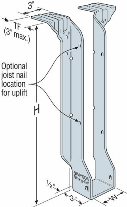 Simpson Strong-Tie IUS1.81/11.88 Face Mount I-Joist Hanger