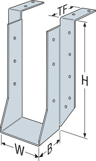 Simpson Strong-Tie HU212-3TF Heavy Top Flange Triple Joist Hanger