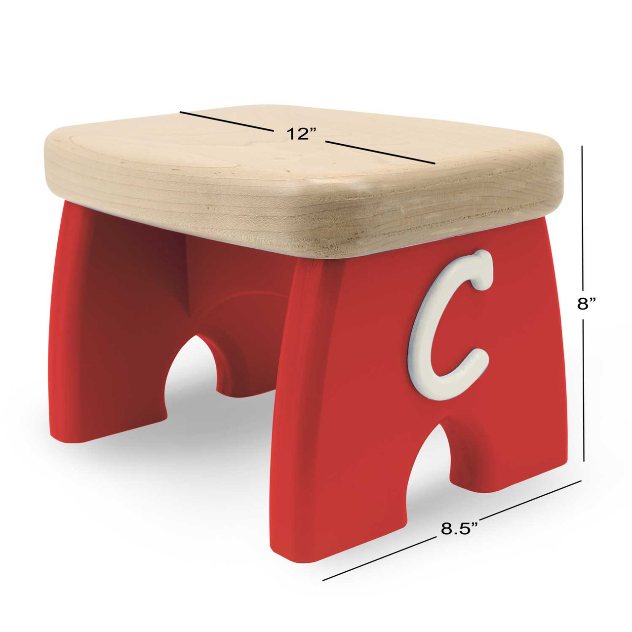 Gumdrop Original Step Stool – Fire Truck Red | Kids Furniture