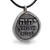 Name of God / Yahweh Nissi / Prayer Of Courage / Unisex / Antique Finish / Embossed Pendant Necklace