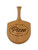 ELAZAR / Personalized Beech Wood Pizza Peel / OPTION "D" / Your Name Here" example