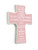 Wall Art Children's Prayer Cross with a Morning Prayer / Rosy Blush Pink Color