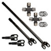 Front Axle Kit with Excalibur U-Joints for Dana 44 2007-2018 Jeep Wrangler JK Rubicon Nitro Gear & Axle
