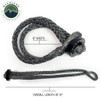22 Inch Soft Shackle 5/8 Inch Diameter Soft Shackle Recovery 44,500 lbs With 2.5 Inch Steel Collar and Storage Bag