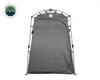 Portable Shower and Privacy Room Retractable Floor, Amenity Pouches 5x7 Foot Quick Set Up Overland Vehicle Systems
