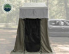 Roof Top Tent  Annex 100x80X82 Inch Green Base Black Floor and Travel Cover - For Nomadic 4 Tent