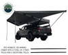 Nomadic Awning 180 Degree Dark Gray Cover With Black Cover - Overland Vehicle Systems