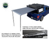 Nomadic Awning 1.3 - 4.5 Foot With Black Cover Overland Vehicle Systems