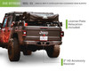 2020-2022 Jeep Gladiator Ultra-Slim High Clearance Rear Bumper - DV8 Offroad