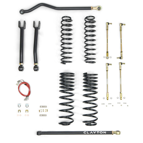 Jeep Gladiator 3.5 Inch Ride Right Lift Kit For 20+ Gladiator JT - Clayton Offroad