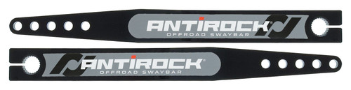 Antirock Fabricated Steel Sway Bar Arms 87-95 Wrangler YJ 20 Inch Long OAL 18.195 Inch C-C 5 Holes Includes Stickers Pair RockJock 4x4